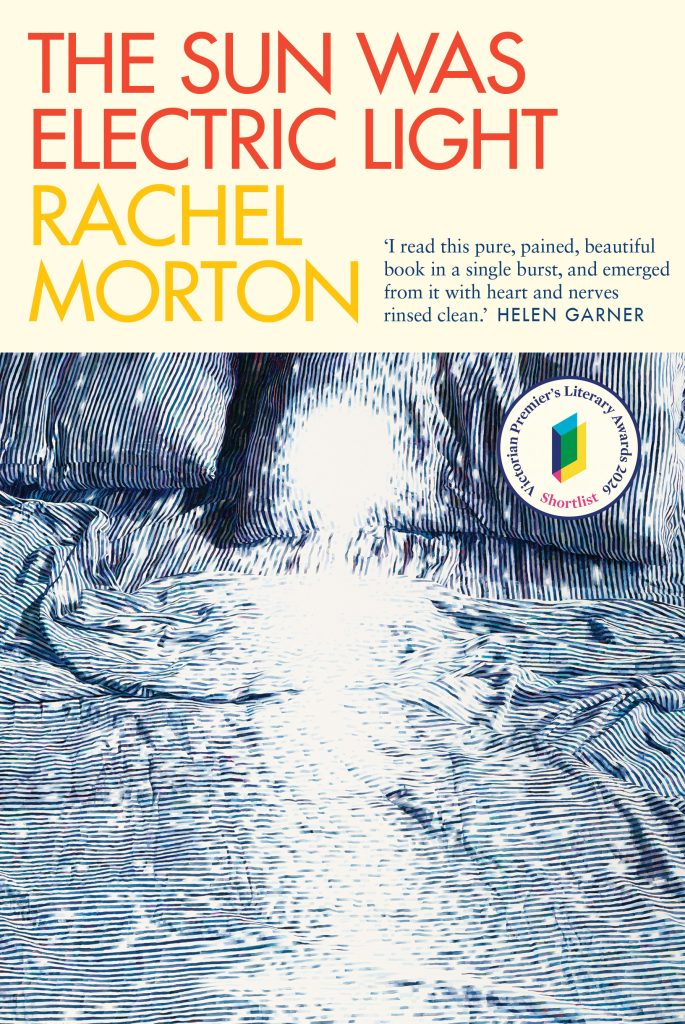 book cover by The Sun Was Electric Light Rachel Morton